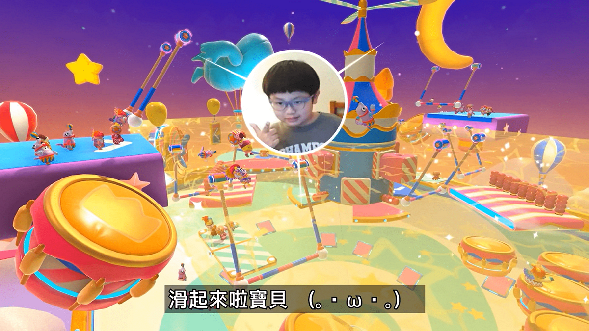 狂熱粉絲小魚特別製作歌曲〈謝謝你力量人〉來送給晨晨。 圖：翻攝自小魚頻道