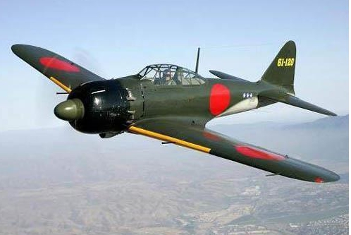 日本零式戰鬥機。 圖 : 翻攝自KKNews