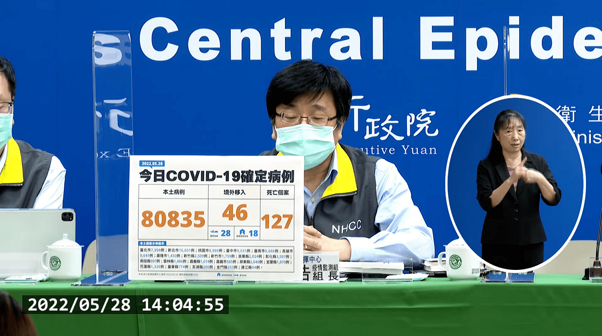 中央流行疫情指揮中心今日公布80,835例本土個案。 圖：翻攝自中央流行疫情指揮中心