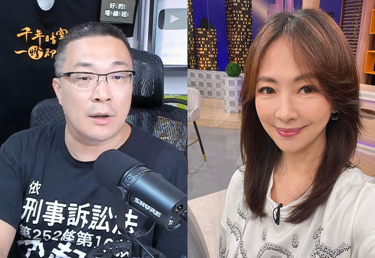 郭昱晴(右)嗆朱學恒。 圖：翻攝自朱學恒、郭昱晴臉書