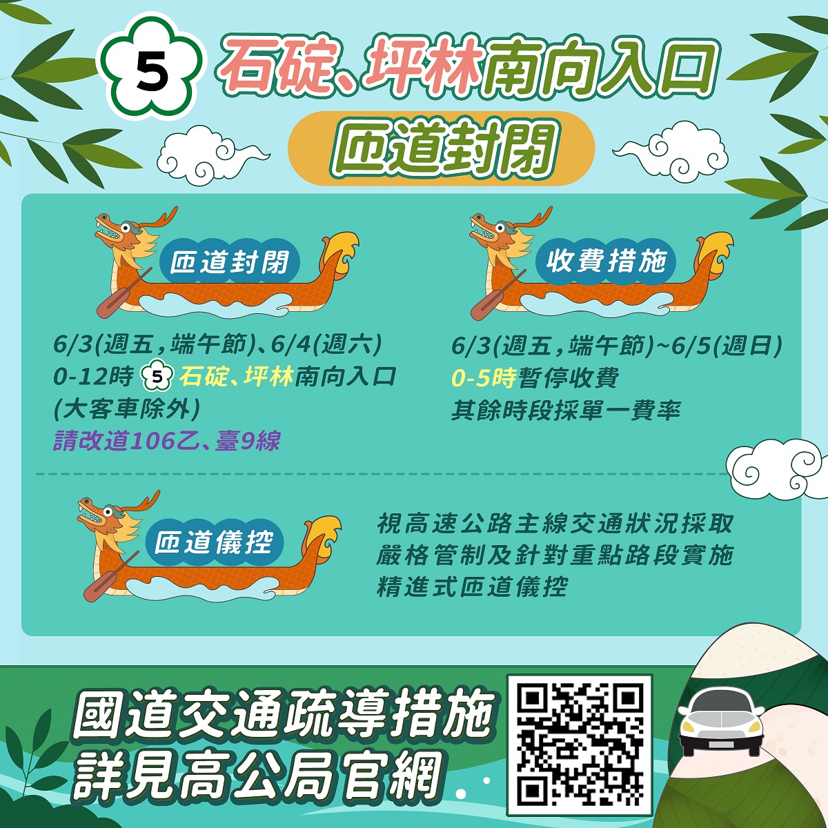 新北市國道交通資訊。 圖：新北市交通局提供