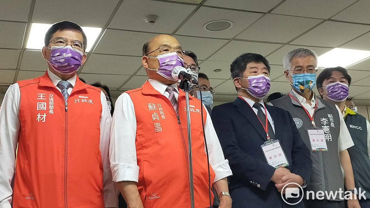 蘇貞昌表示，美參議員達克沃絲一直都是非常力挺台灣。 圖：林昀真/攝