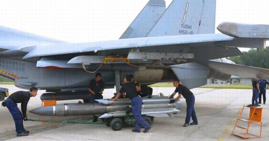 縞瑪瑙反艦導彈具有通用性，能配置在潛艇、飛機上。 圖：翻攝自新浪網