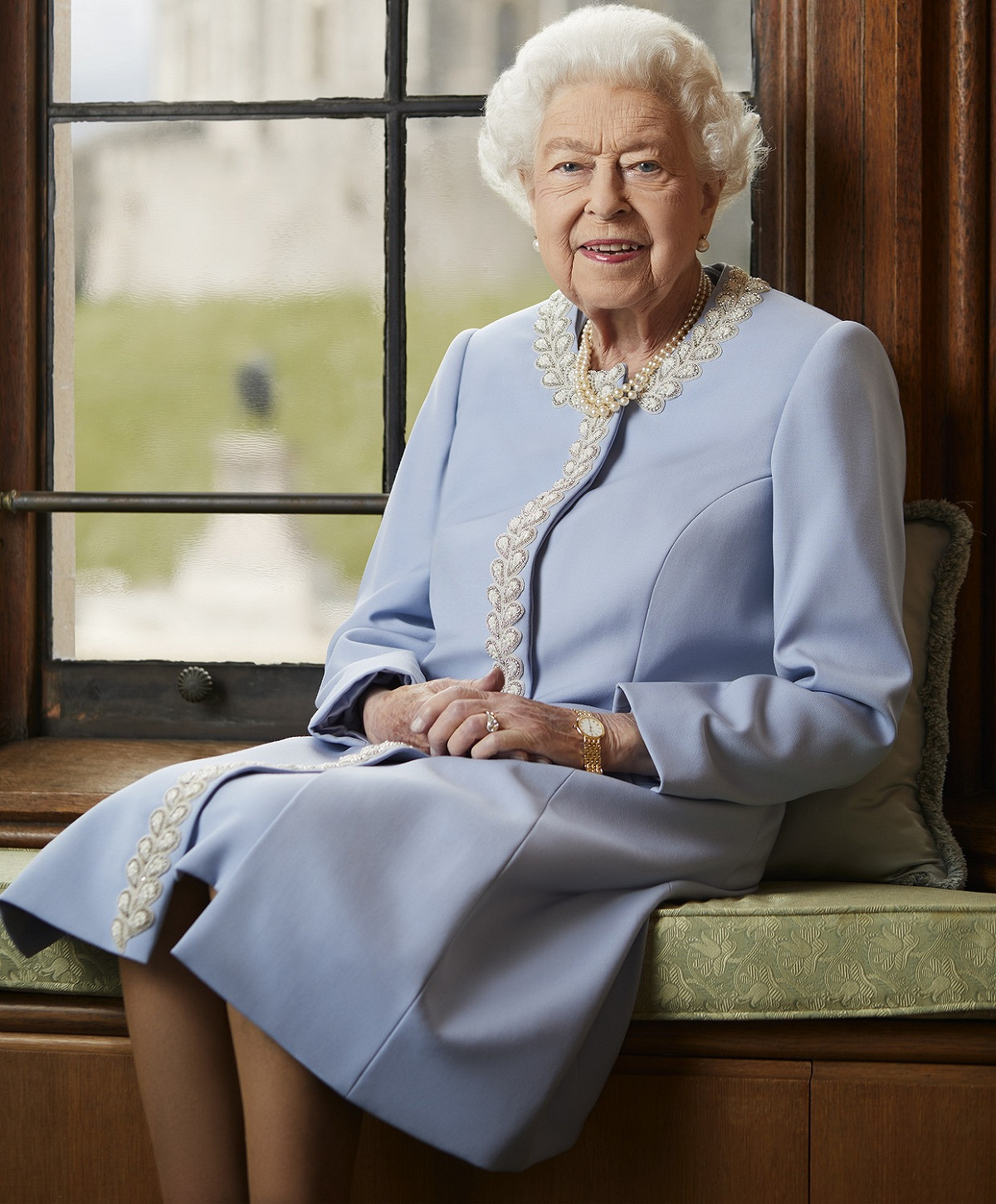 英國在位最長的女王伊莉莎白二世於英國時間 8 日辭世，享耆壽96歲。 圖 : 翻攝自推特（資料照）