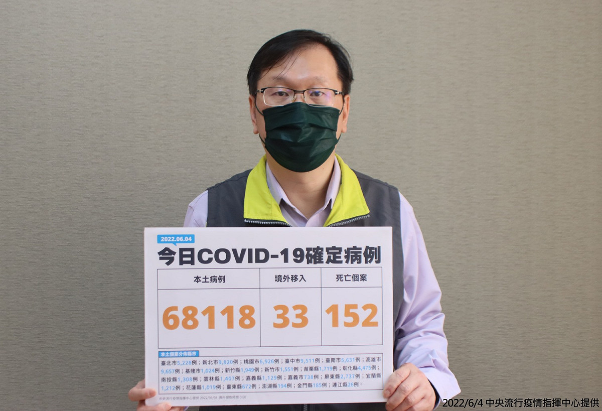 中央流行疫情指揮中心發言人莊人祥。 圖：中央流行疫情指揮中心／提供