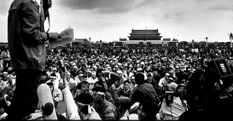 六四天安門學運。 圖：翻攝自王丹網站臉書（資料照）