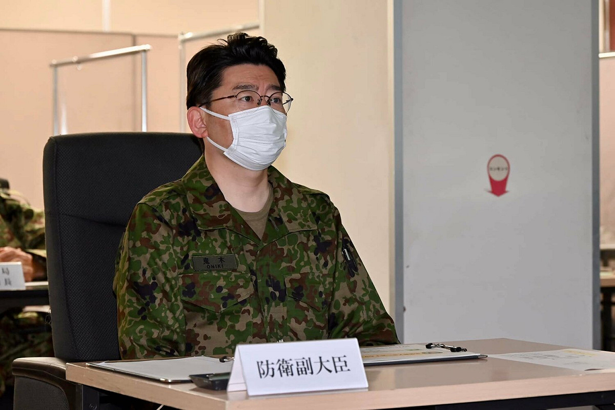 日本防衛副大臣鬼木誠。 圖：翻攝自防衛省 臉書