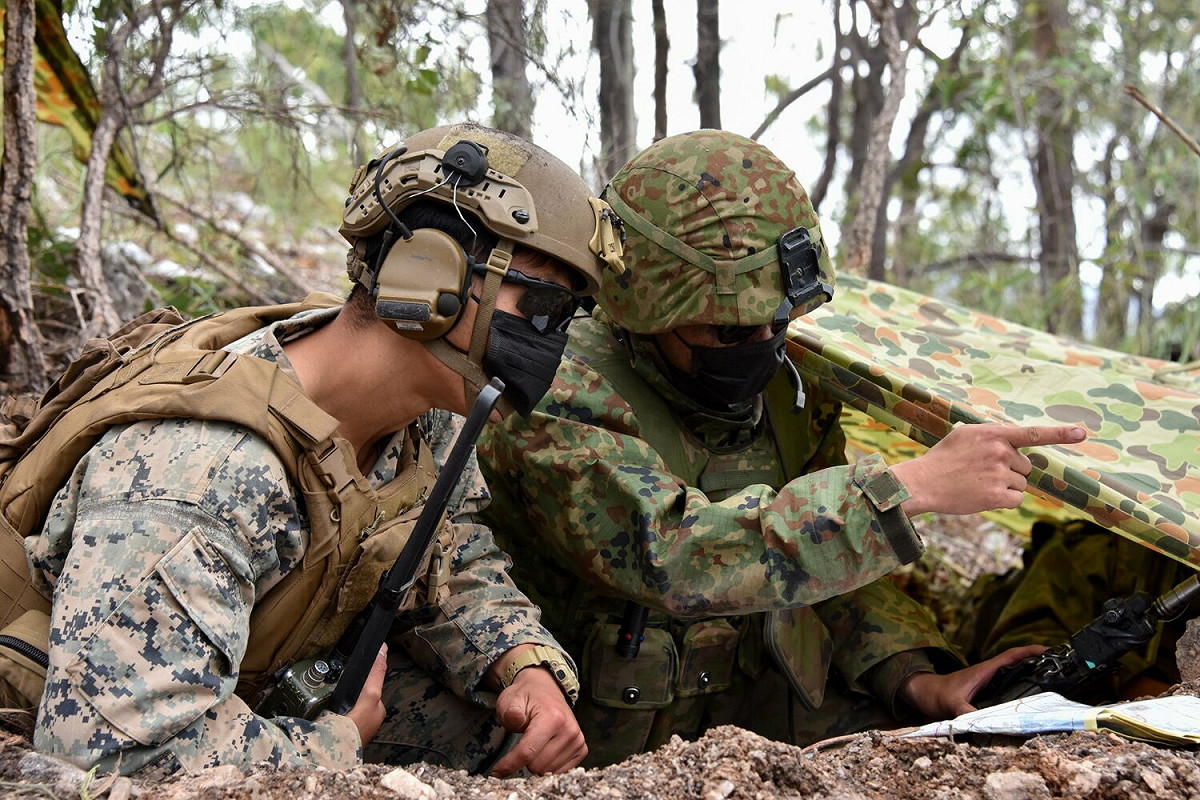 日本陸上自衛隊。 圖：翻攝自陸上自衛隊 臉書