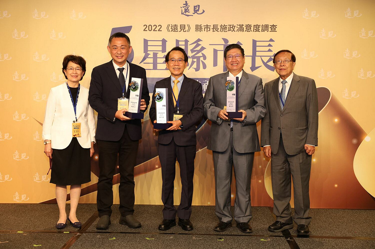 新竹縣長楊文科出席縣市首長施政滿意度調查。 圖：新竹縣政府提供