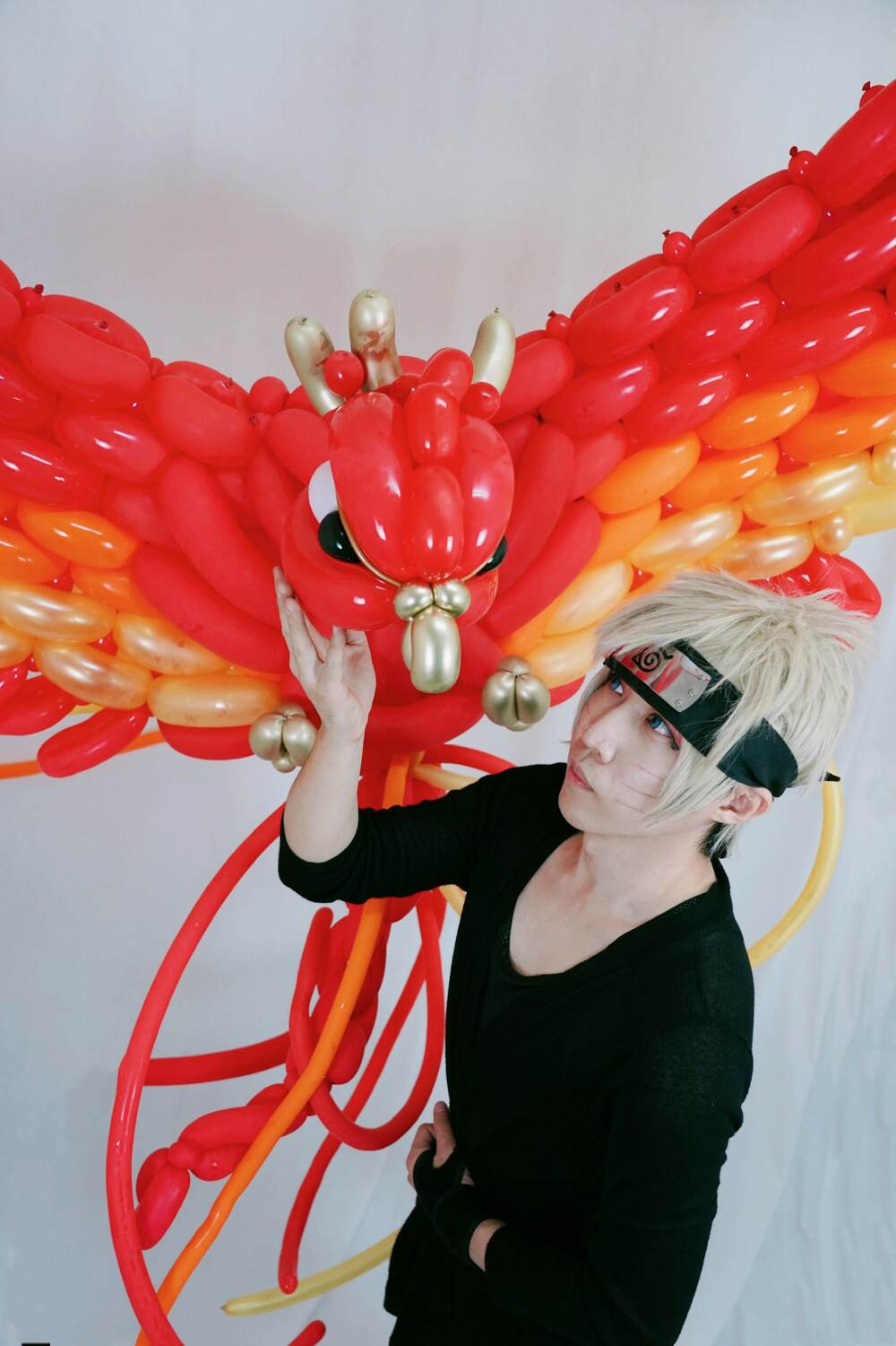逍遙音樂町的氣球魔術秀。