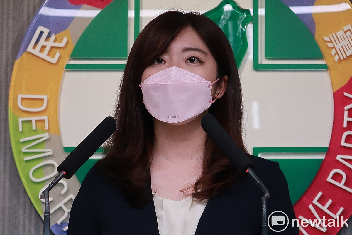 民進黨發言人謝子涵。 圖：林朝億/攝（資料照）