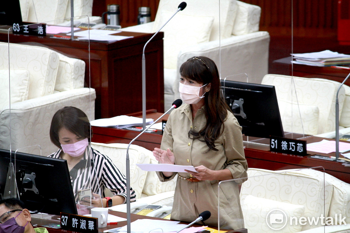 台北市議員許淑華。 圖：周煊惠 / 攝
