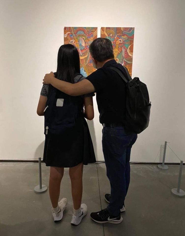 蔡其昌確診，在臉書向女兒說抱歉，害她不能參加畢業典禮。 取自蔡其昌臉書