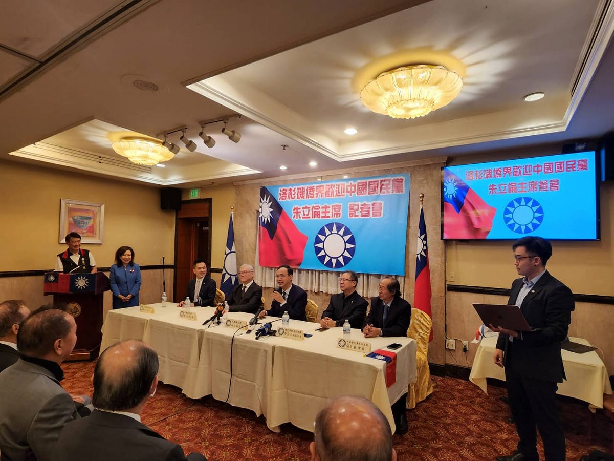朱立倫表示，親美就是親民主、親自由，是國民黨一貫立場，從過去到未來都不會改變 圖：國民黨團／提供