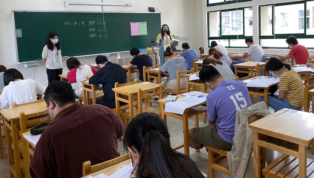 新北市111學年度國中教甄初試今登場。 圖：新北市教育局提供