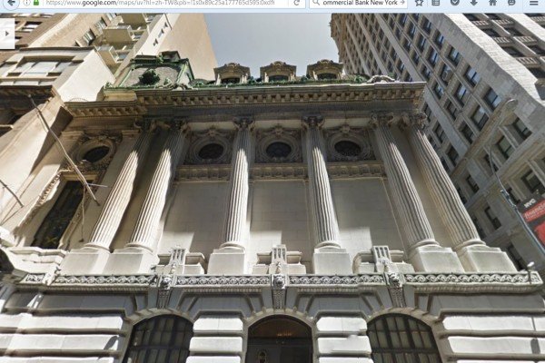 兆豐銀行紐約分行因涉及洗錢遭重罰，凸顯台灣的銀行業對｢法令遵循｣(Compliance)的輕忽。    圖：截自Google街景圖