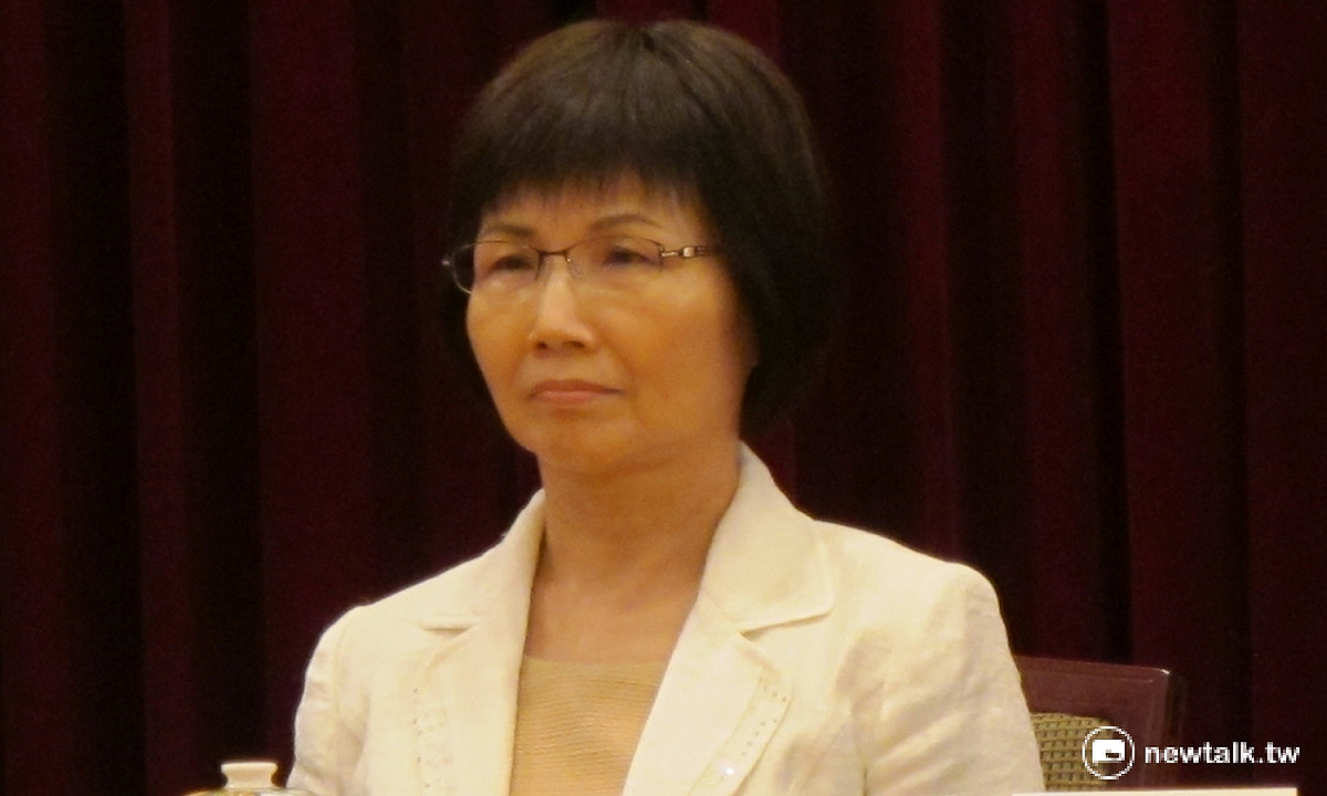 大法官被提名人張瓊文1日出席總統府提名記者會。 圖：林朝億/攝