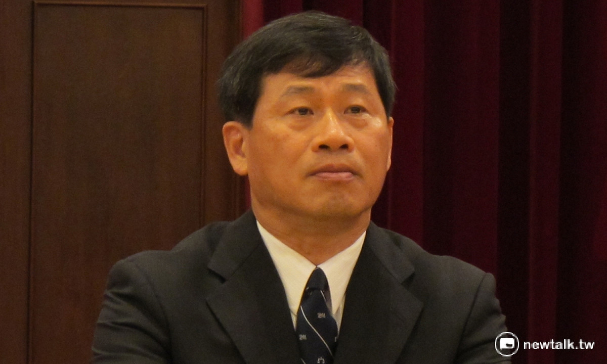 大法官被提名人黃瑞明1日出席總統府提名記者會。 圖：林朝億/攝