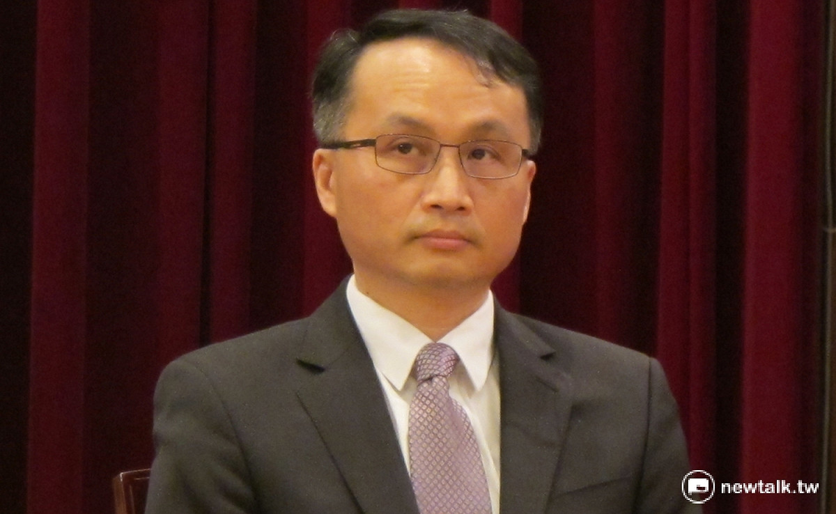 大法官被提名人黃昭元1日出席總統府提名記者會。 圖：林朝億/攝
