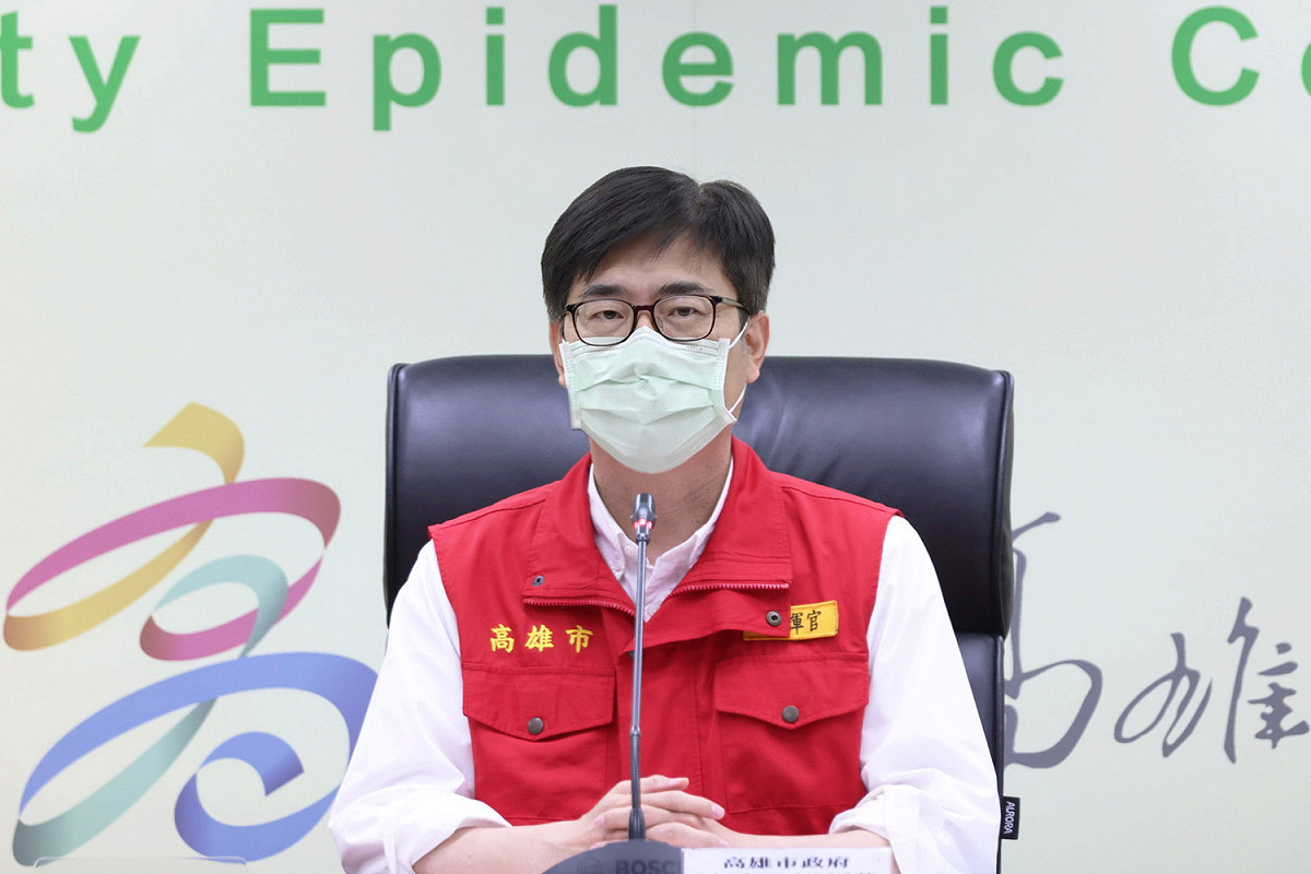 陳其邁預估下周疫情將穩定緩慢降溫， 圖：高雄市政府提供