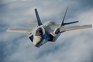 美國F-35戰機。 圖：翻攝自維基百科(資料照)