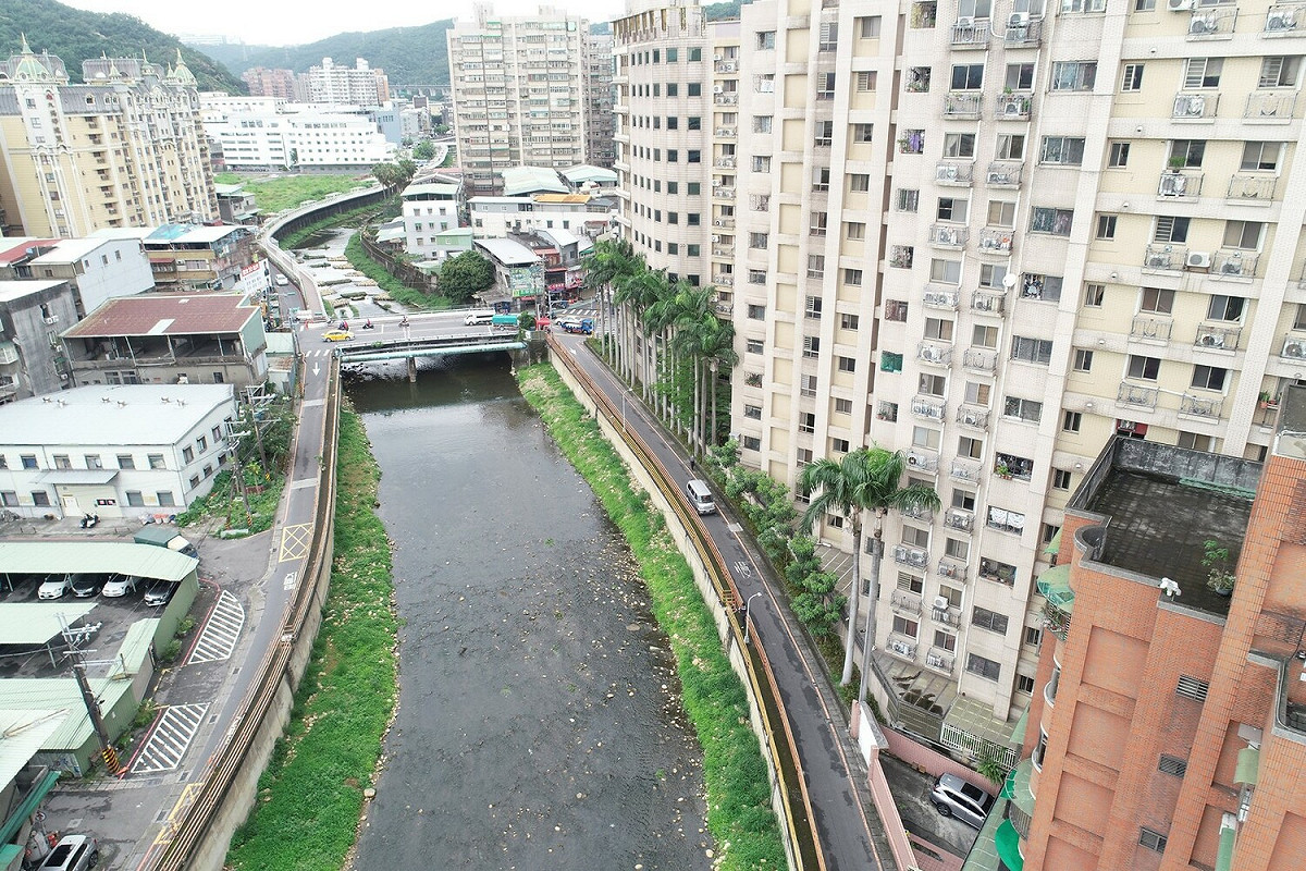 UAV空拍影像。 圖：新北市水利局提供