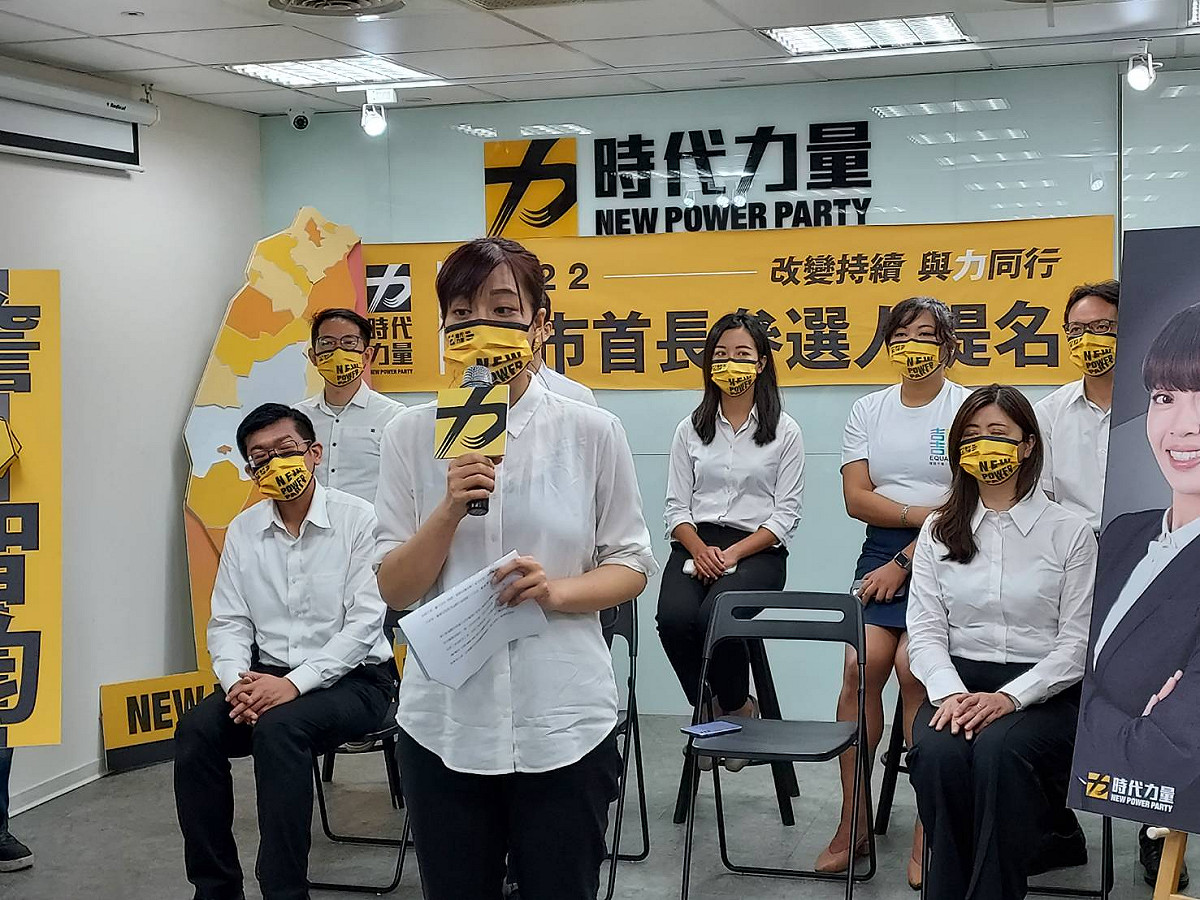 時力基隆市長參選人陳薇仲 圖：陳佩君／攝