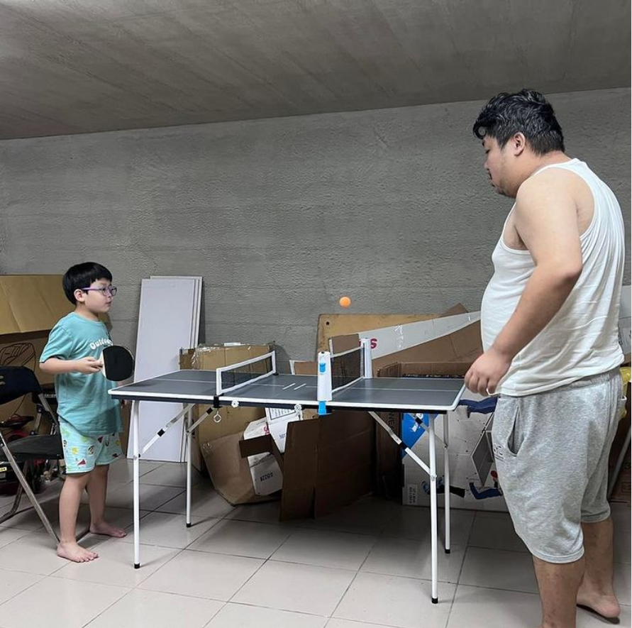 統神與兒子晨晨。 圖：翻攝自統神IG