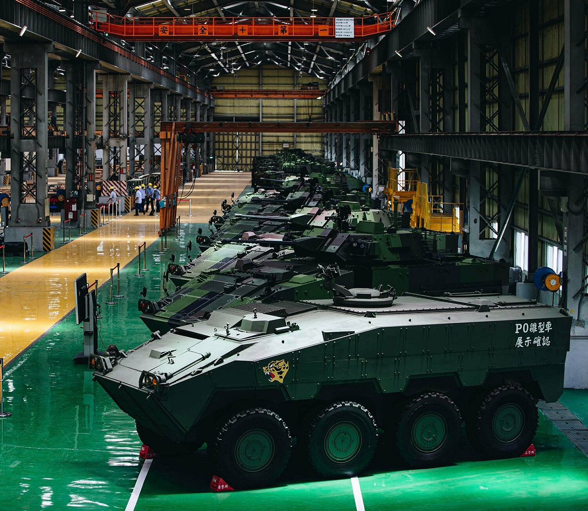 CM34輪型30公厘鏈砲戰鬥車。 圖：中華民國國防部提供