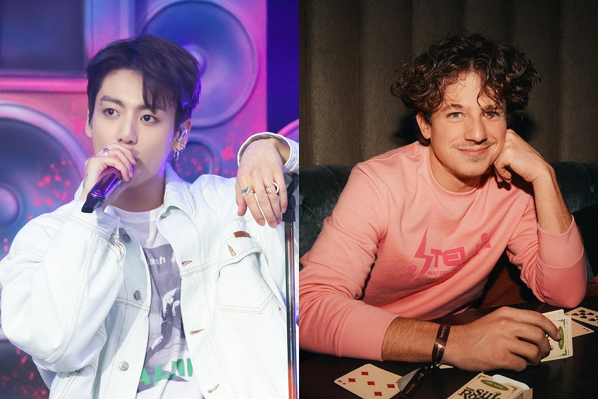 BTS成員柾國(左)將與CP查理合作新歌。 圖：翻攝自臉書/BTS、Charlie Puth