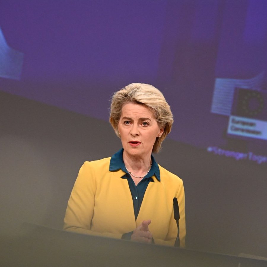 歐洲聯盟執行委員會主席馮德萊恩 (Ursula von der Leyen)。 圖：翻攝 Ursula von der Leyen推特