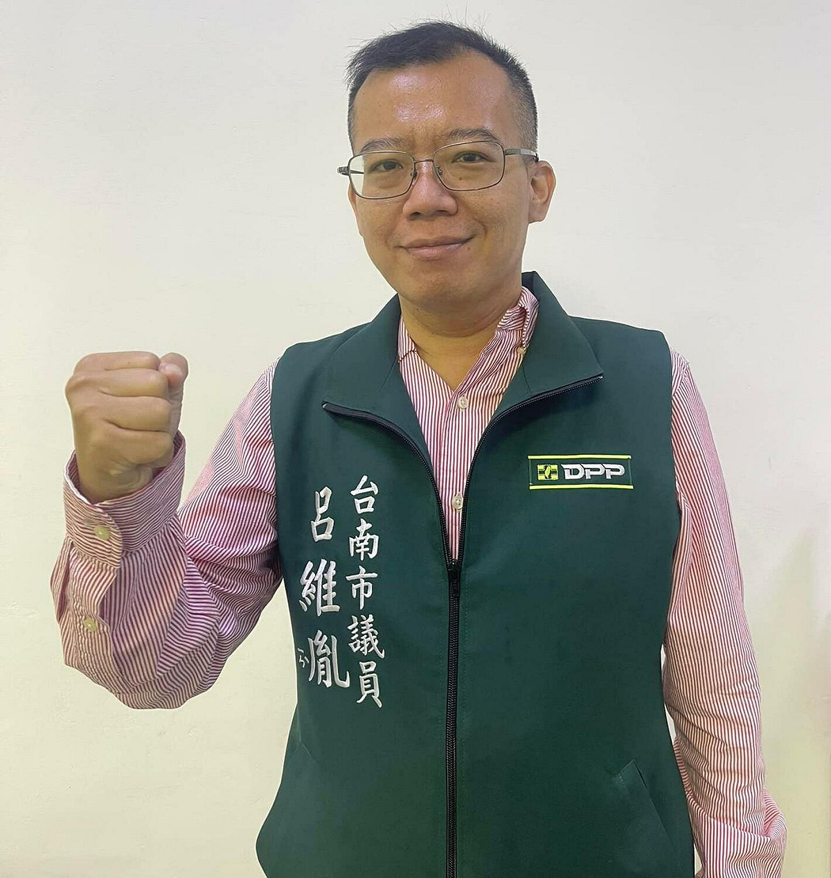 民進黨台南市議員呂維胤。 圖：翻攝自呂維胤臉書（資料照）