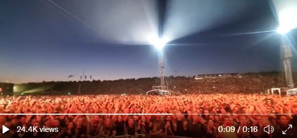 Copenhell 搖滾音樂節吸引上萬歌迷參與。 圖：翻攝自推特