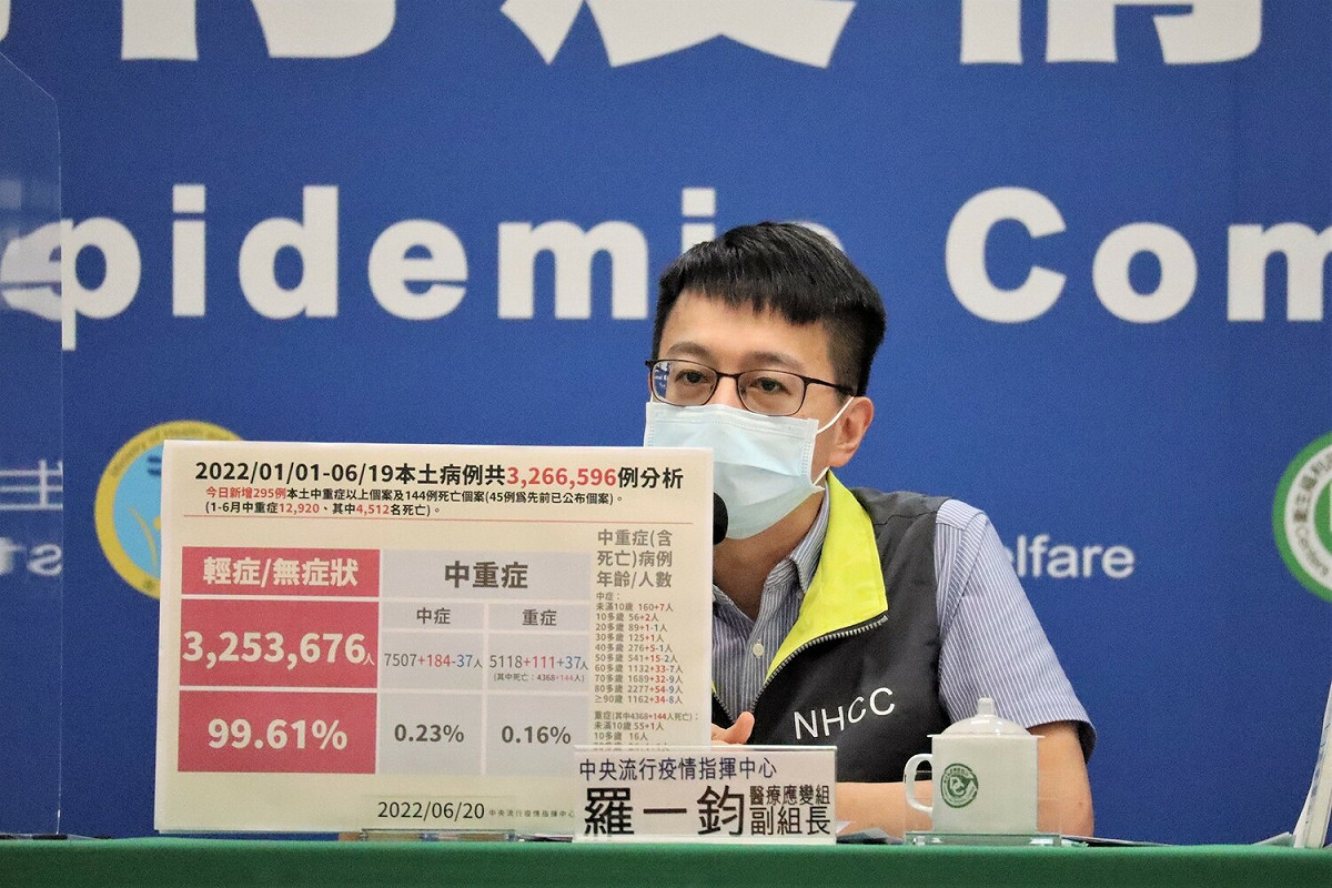 醫療應變組副組長羅一鈞 圖：中央流行疫情指揮中心/提供