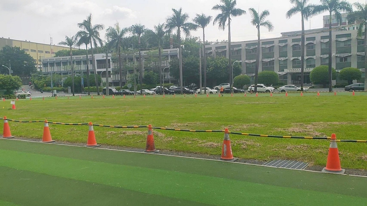 中和國管院操場是附近居民重要休閒場所。 圖：張志豪服務處提供