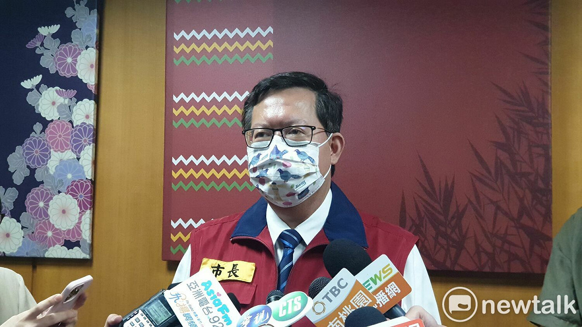鄭文燦表示，民進黨內部多次民調結果，林智堅贏過對手張善政，且差距還在擴大。 圖：林昀真／攝