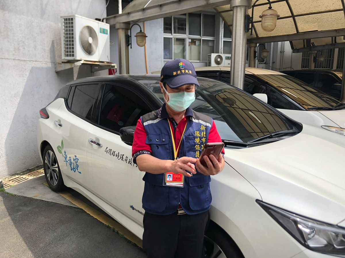 稽查人員收到感測器異常訊息前往稽查。