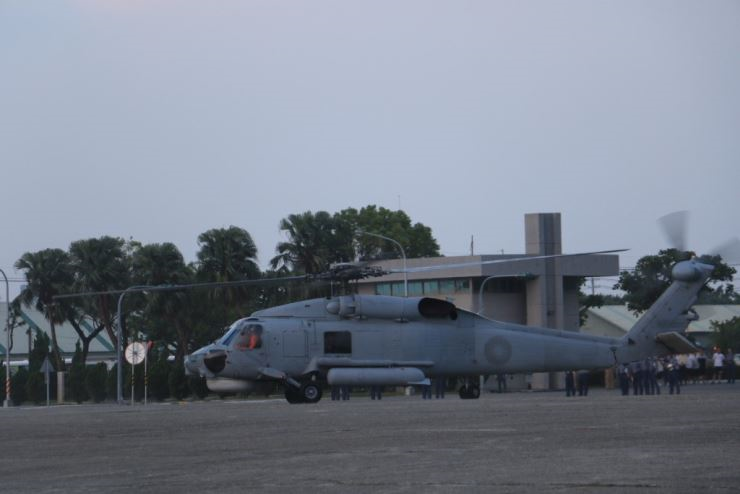 海軍反潛航空大隊S-70C反潛直升機。 圖：翻攝海軍司令部官網