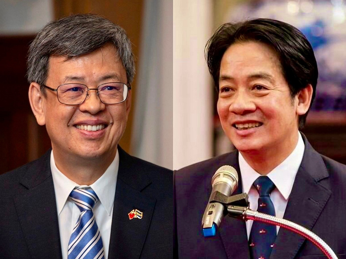前副總統陳建仁（左）及副總統賴清德（右）。（資料照） 圖：擷取自陳建仁臉書/賴清德臉書（新頭殼合成）