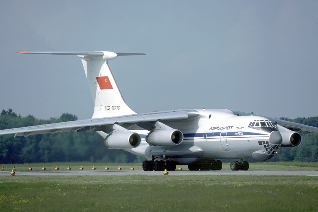 俄羅斯伊爾-76運輸機。 圖：翻攝自維基百科