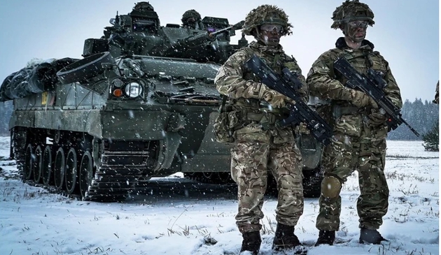 駐紮在愛沙尼亞的英軍。 圖：翻攝自NATO.Int