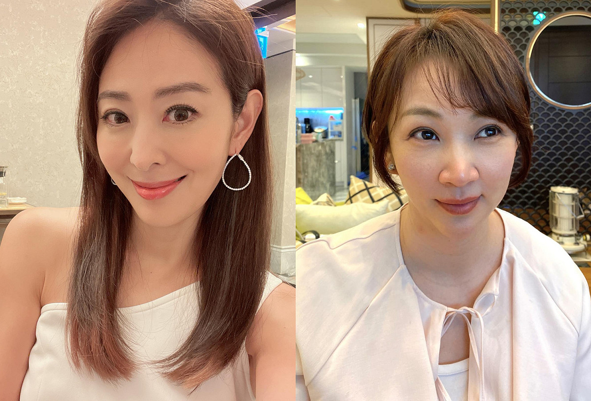 防疫女神賈永婕(左)和郁方(右)交情不錯。 圖：翻攝自賈永婕、郁方臉書