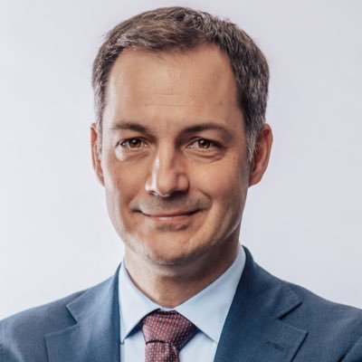 比利時首相德克羅（Alexander De Croo）。 圖：翻攝自Alexander De Croo推特