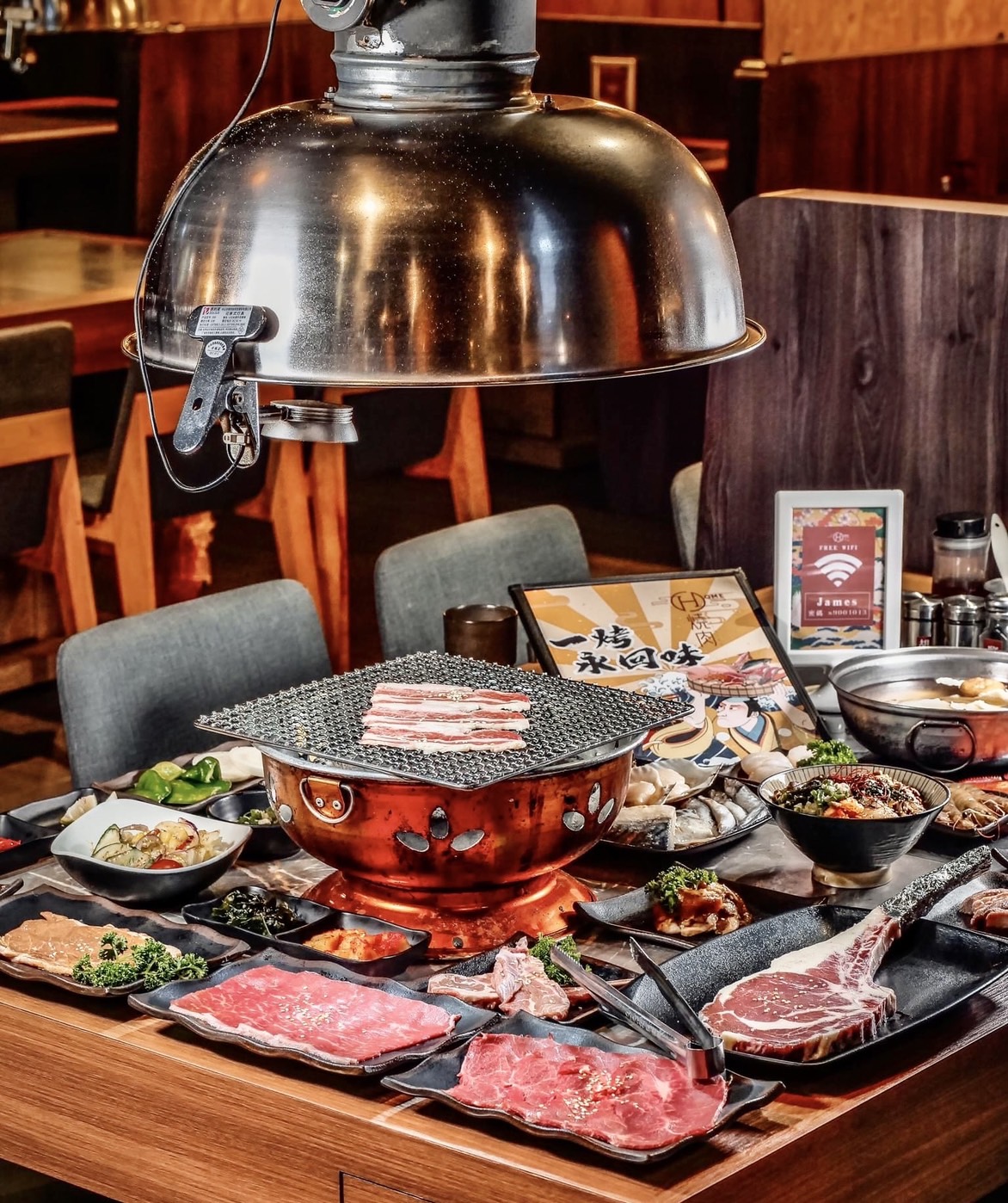 日式燒肉店半年內要在台中市一口氣展三家店，搶攻疫後報復性消費的商機。 業者/提供