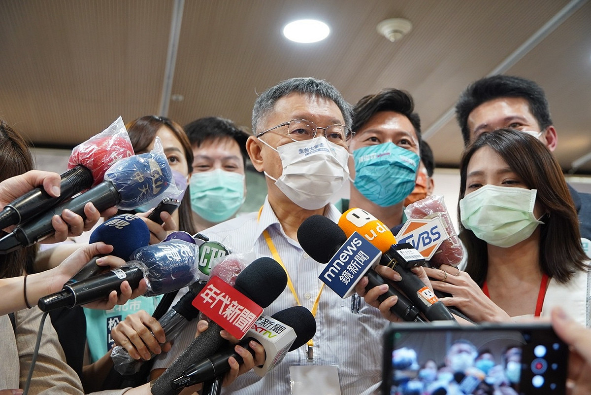 民眾黨主席柯文哲。 圖：民眾黨 / 提供