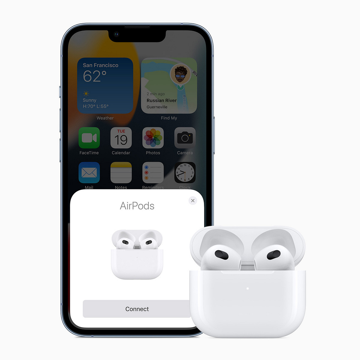 有外媒曝光Air Pods Pro 2設計重點，將會搭載新的H1晶片及增加4項功能。(圖為Air Pods 3)