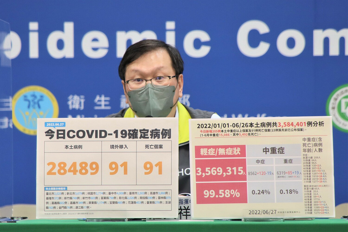 指揮中心發言人莊人祥 圖：中央流行疫情指揮中心/提供