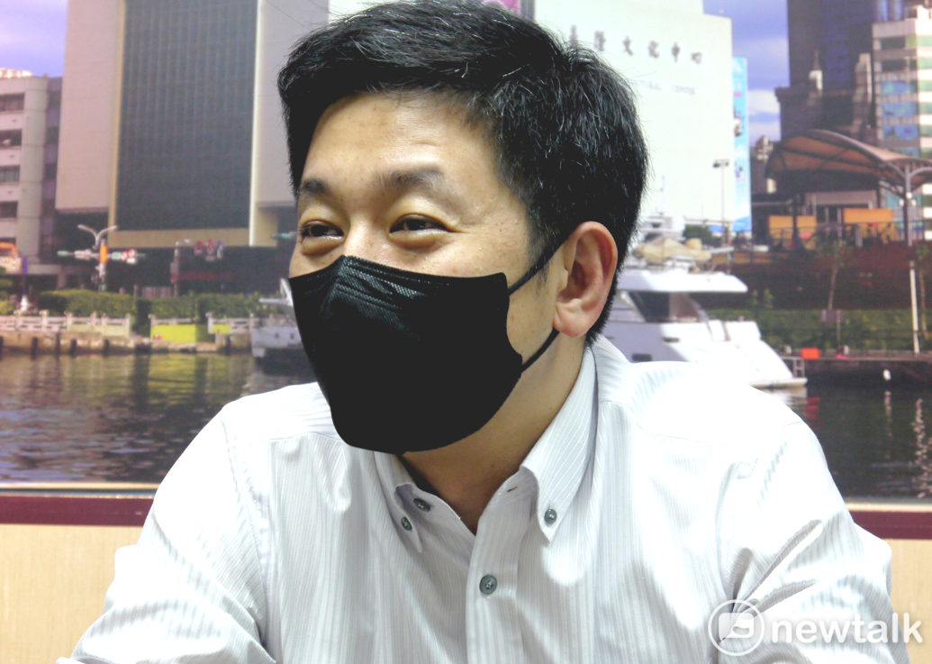 民進黨基隆市長參選人蔡適應。 圖：陳佩君/攝