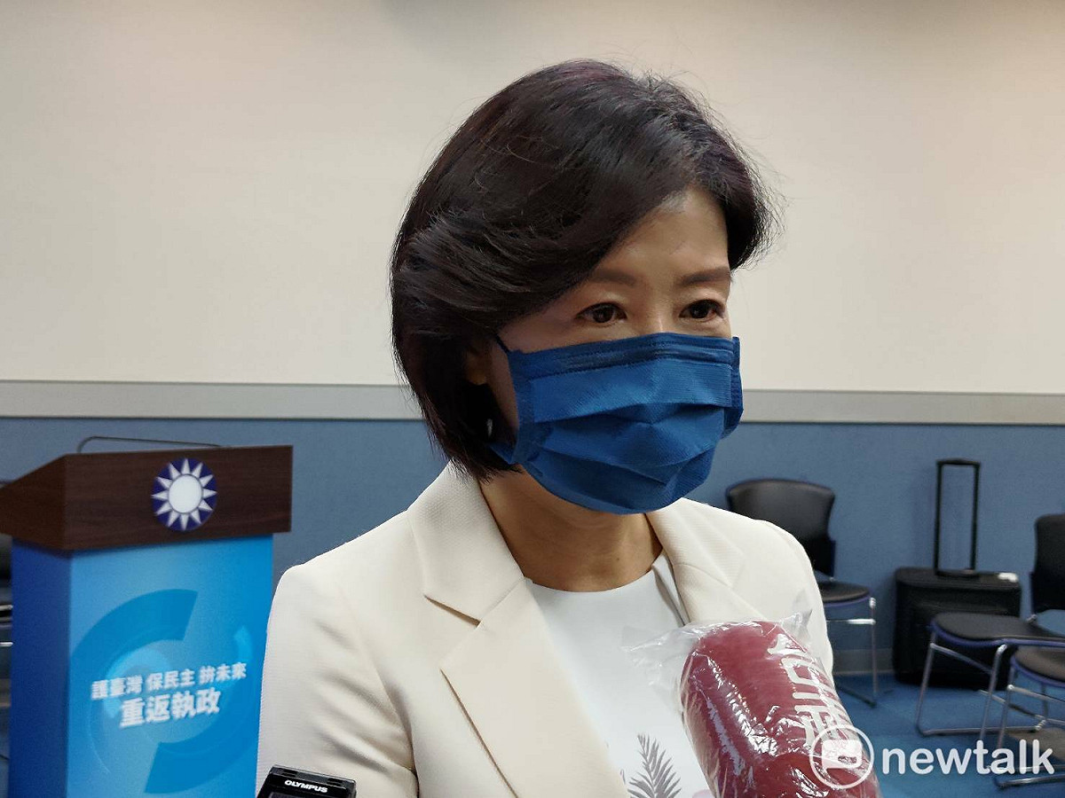 國民黨副秘書長王育敏。 圖：黃建豪/攝