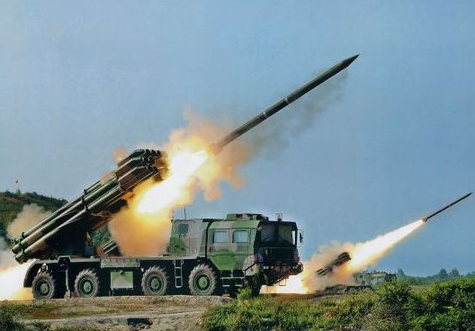 中國解放軍PHL-3 型多管火箭。 圖 : 翻攝自mcd.idv.tw